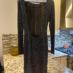 Beautiful cocktail dress with just the right amount of sparkle!